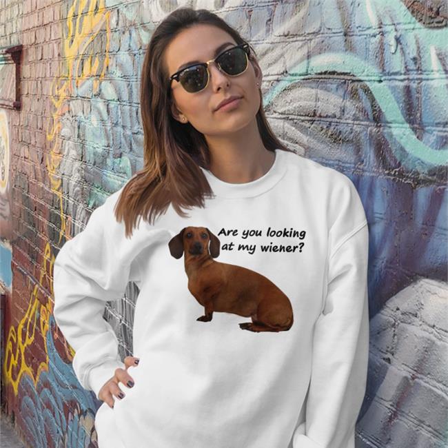 Goodshirts Are You Looking At My Wiener Tee