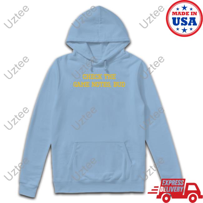 Check The Game Notes Bud Hooded Sweatshirt
