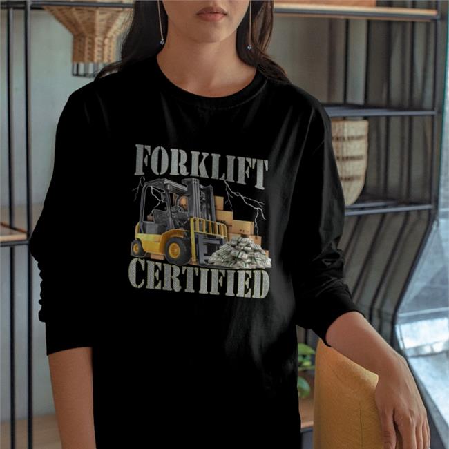 Hard Shirts Forklift Certified Hoodie