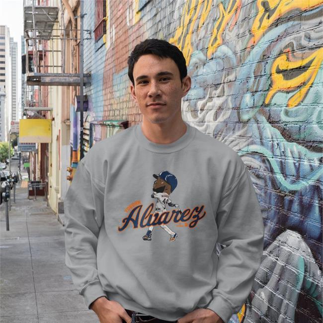 Yordan Alvarez Caricature Hoodie Breaking T Store Breaking T Store Yordan Alvarez Caricature Shirts
