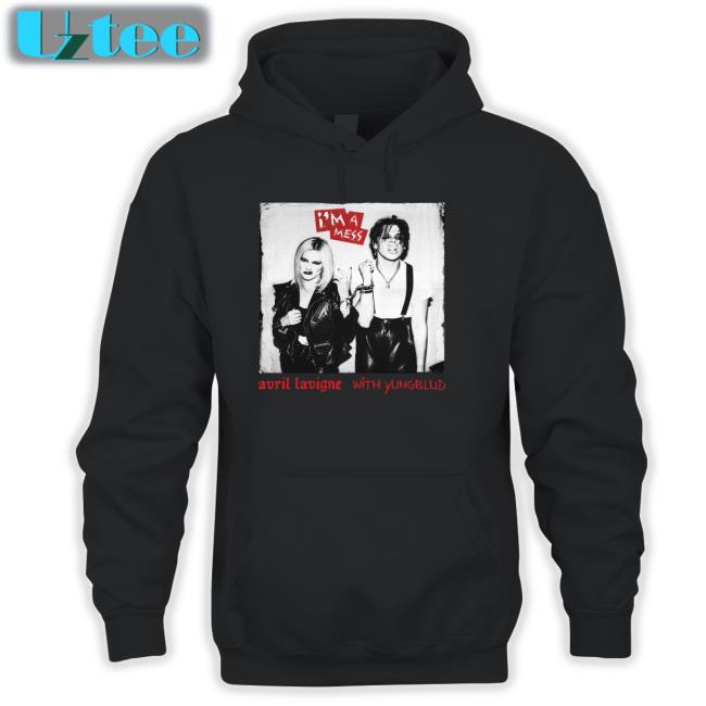 AvrilLavigne Store I'm A Mess Avril Lavigne With Yungblud Shirts