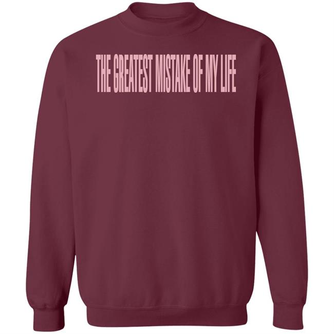 The Greatest Mistake Of My Life Hoodie Holding Absence Merch The Greatest Mistake Of My Life Hoodie Holding Absence Merch