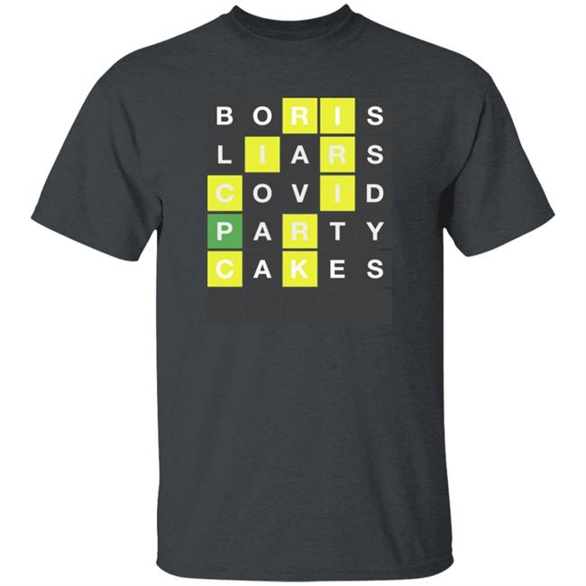 Jamie East Boris Liars Covid Party Cakes Shirt Political Wordle T Shirt Shotdeadinthehead Store Jamie East Boris Liars Covid Party Cakes Shirt Political Wordle T Shirt Shotdeadinthehead Store