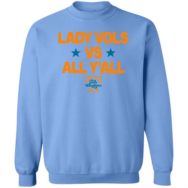 Lady Volunteers Y'all-Lady Vols Vs All Y'all Shirt Orange Mountain Designs Store Lady Volunteers Y'all-Lady Vols Vs All Y'all Shirt Orange Mountain Designs Store