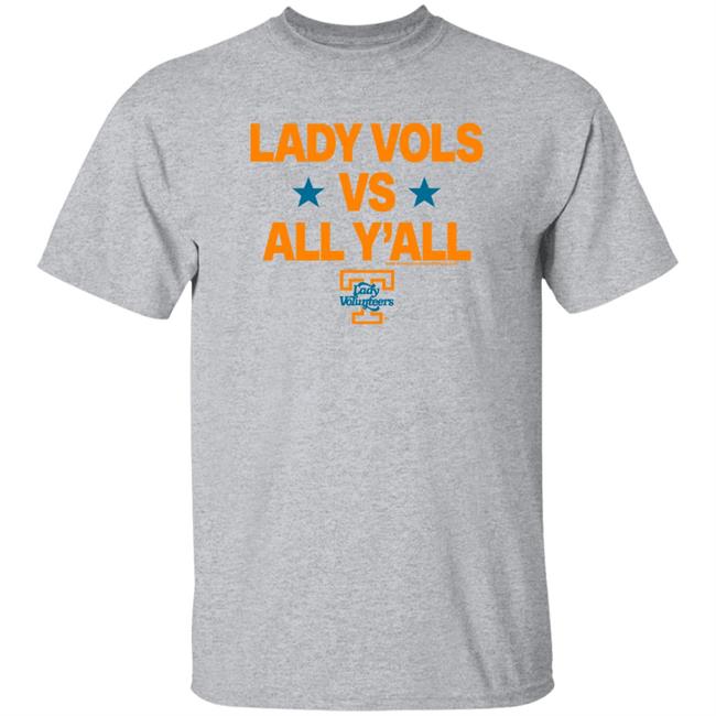 Lady Volunteers Y'all-Lady Vols Vs All Y'all Shirt Orange Mountain Designs Store Lady Volunteers Y'all-Lady Vols Vs All Y'all Shirt Orange Mountain Designs Store