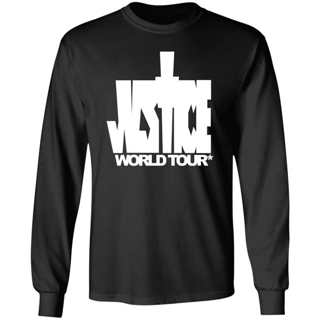 Justice World Tour 2022 Long Sleeve Shirt Justin Bieber Music Merch Justice World Tour 2022 Long Sleeve Shirt Justin Bieber Music Merch