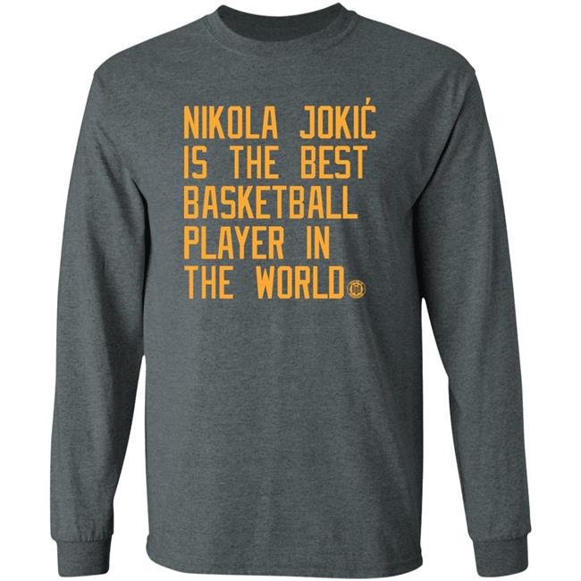 Bbbprinting Store Nikola Jokic Is The Best Baseball Player In The World Shirt Vic Lombardi Bbbprinting Store Nikola Jokic Is The Best Baseball Player In The World Shirt Vic Lombardi