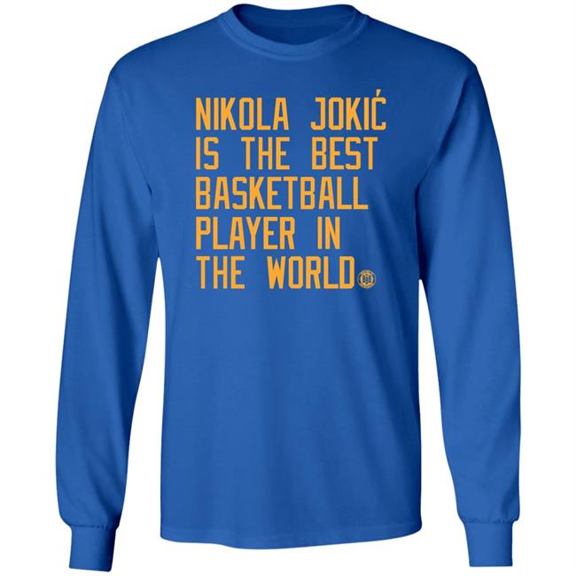 Bbbprinting Store Nikola Jokic Is The Best Baseball Player In The World Shirt Vic Lombardi Bbbprinting Store Nikola Jokic Is The Best Baseball Player In The World Shirt Vic Lombardi