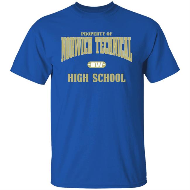 Property Of Norwich Technical Ow High School Sweatshirt Property Of Norwich Technical Ow High School Sweatshirt
