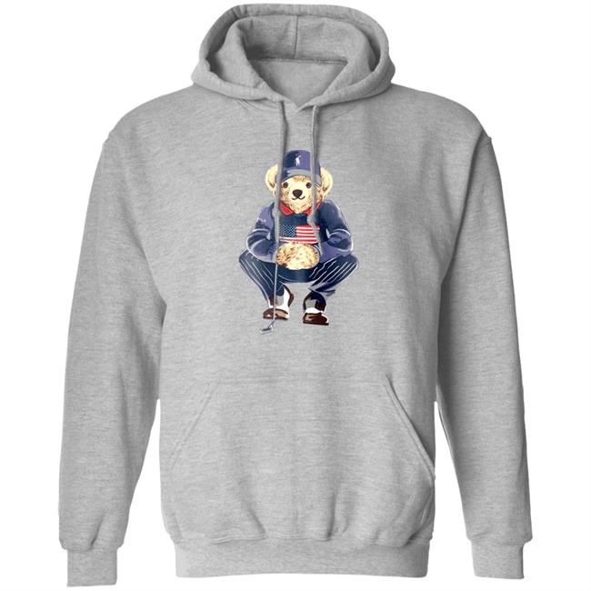 Justin Thomas Polo Golf Bear Hoodie Sweatshirt