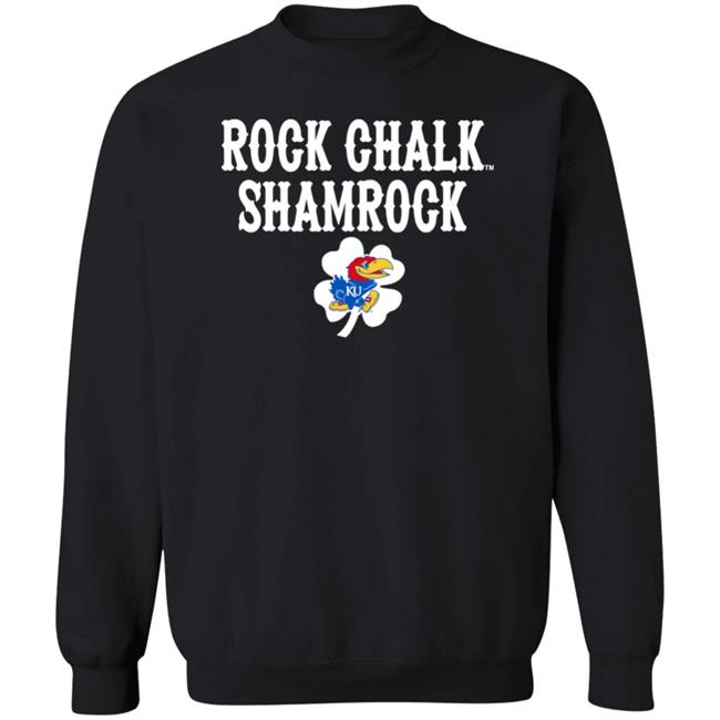 Kansas Jayhawks Rock Chalk Shamrock St Patrick’s Day Green T Shirt Tits Mcgee Kansas Jayhawks Rock Chalk Shamrock St Patrick’s Day Green T Shirt Tits Mcgee