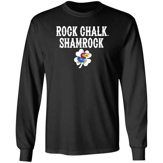 Kansas Jayhawks Rock Chalk Shamrock St Patrick’s Day Green T Shirt Tits Mcgee Kansas Jayhawks Rock Chalk Shamrock St Patrick’s Day Green T Shirt Tits Mcgee
