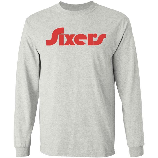 Sixers Logo Sweatshirt Kate Scott Philadelphia 76ers Sixers Logo Sweatshirt Kate Scott Philadelphia 76ers