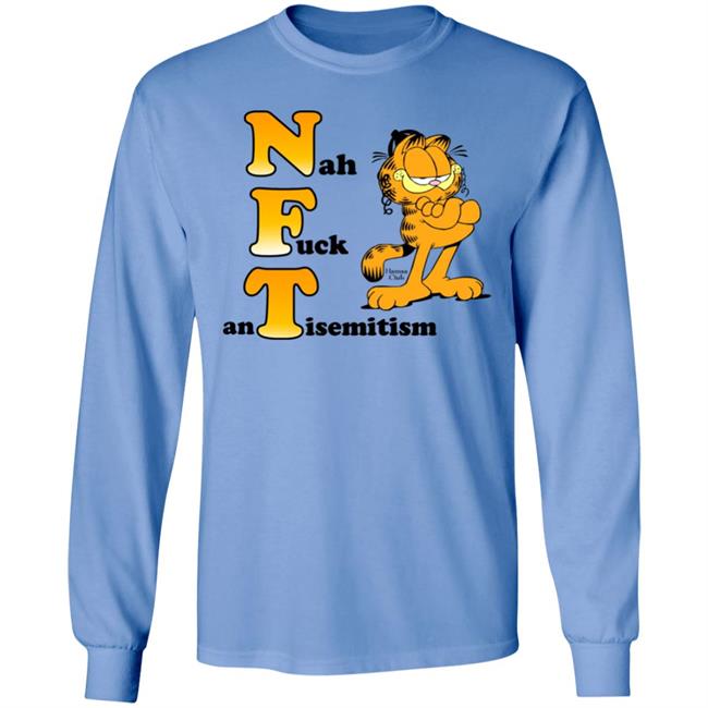 Nah Fuck Antisemitism Shirt NFT Shirt Hamsa Club Store Garfield Nah Fuck Antisemitism Shirt NFT Shirt Hamsa Club Store Garfield