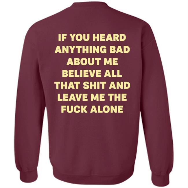 If You Heard Anything Bad About Me Believe All That Shit And Leave Me The Fuck Alone Shirt Syd Divine Tarot $5.55 Mini Love Oracles If You Heard Anything Bad About Me Believe All That Shit And Leave Me The Fuck Alone Shirt Syd Divine Tarot $5.55 Mini Love Oracles