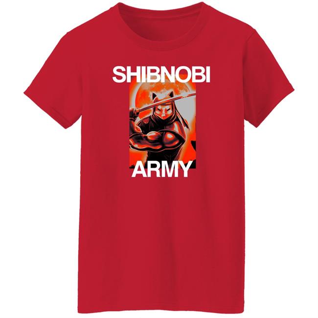 Shibnobi Merch Shibnobi Army Shirt Shib_Nobi Shibnobi Merch Shibnobi Army Shirt Shib_Nobi