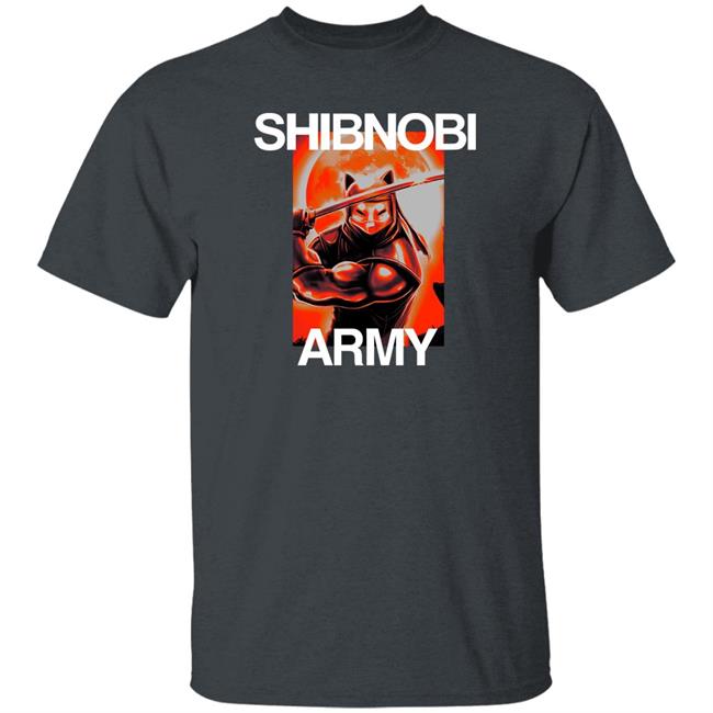Shibnobi Merch Shibnobi Army Shirt Shib_Nobi Shibnobi Merch Shibnobi Army Shirt Shib_Nobi
