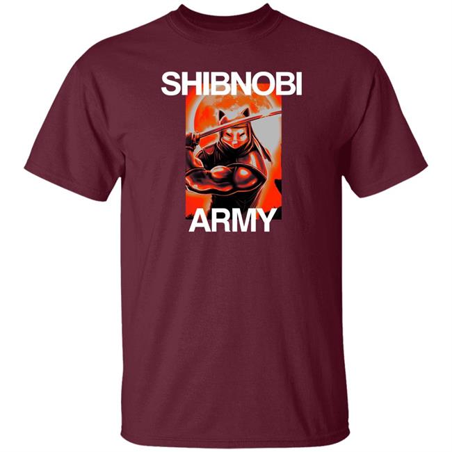 Shibnobi Merch Shibnobi Army Shirt Shib_Nobi Shibnobi Merch Shibnobi Army Shirt Shib_Nobi