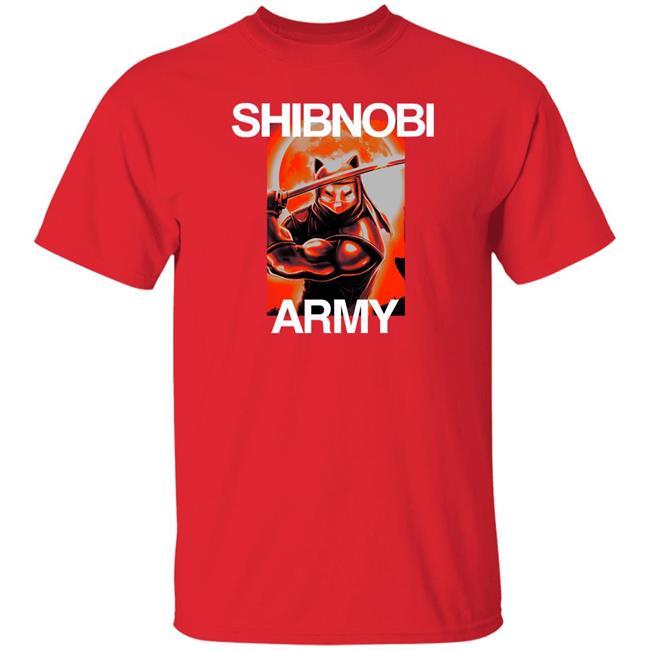 Shibnobi Merch Shibnobi Army Shirt Shib_Nobi Shibnobi Merch Shibnobi Army Shirt Shib_Nobi