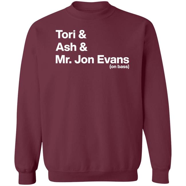 Tori Amos Podcast Tori Ash Mr Jon Evans On Bass Shirt Tori Amos Podcast Tori Ash Mr Jon Evans On Bass Shirt
