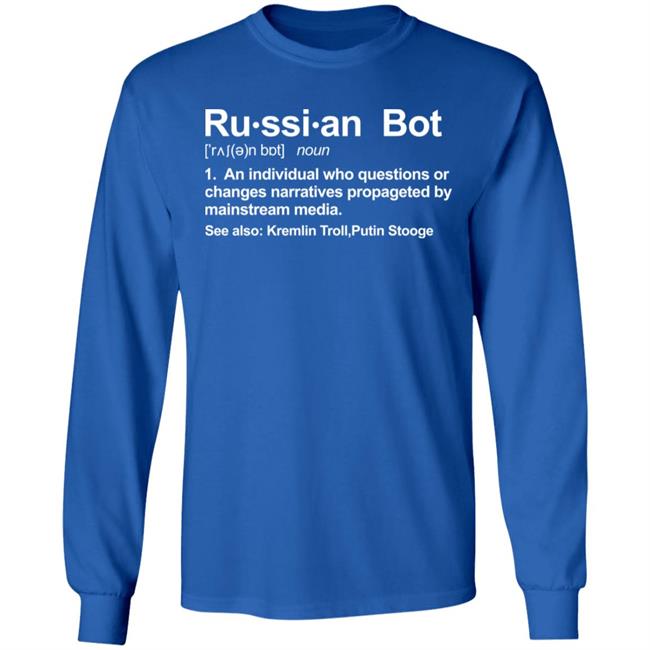 Russian Bot Definition Shirt Angie Skys 8 Russian Bot Definition Shirt Angie Skys 8