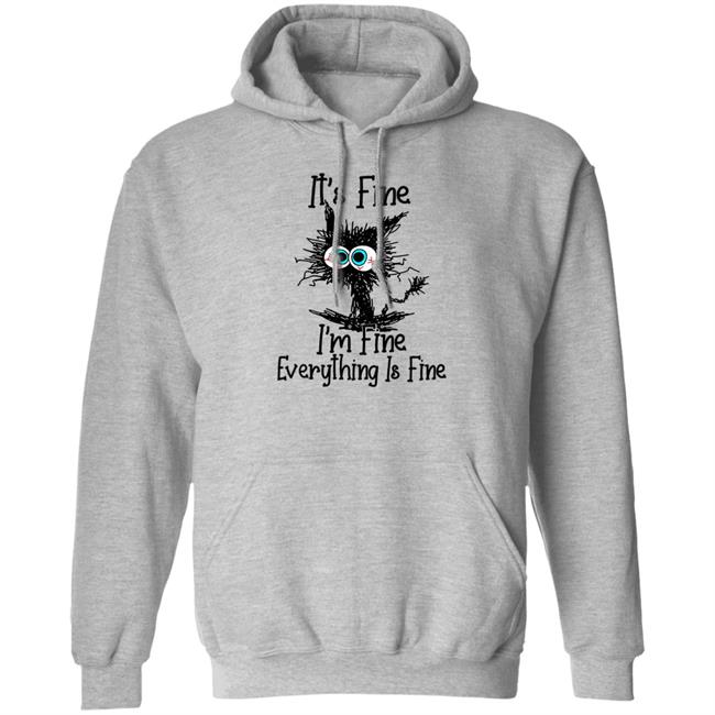WizzzDom Black Cat I'm Fine I'm Fine Everything Is Fine Shirt Dombeaud22 WizzzDom Black Cat I'm Fine I'm Fine Everything Is Fine Shirt Dombeaud22