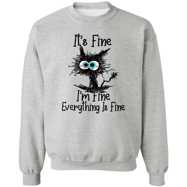 WizzzDom Black Cat I'm Fine I'm Fine Everything Is Fine Shirt Dombeaud22 WizzzDom Black Cat I'm Fine I'm Fine Everything Is Fine Shirt Dombeaud22
