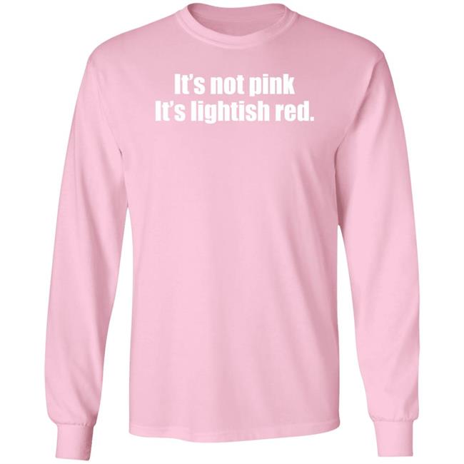 It's Not Pink It's Lightish Red Hoodie Barbara Dunkelman It's Not Pink It's Lightish Red Hoodie Barbara Dunkelman