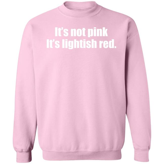 It's Not Pink It's Lightish Red Hoodie Barbara Dunkelman It's Not Pink It's Lightish Red Hoodie Barbara Dunkelman