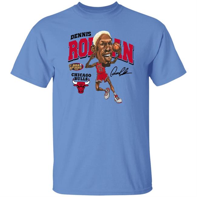 Zavier Simpson Dennis Rodman Caricature Shirt Pacsun Store Zavier Simpson Dennis Rodman Caricature Shirt Pacsun Store