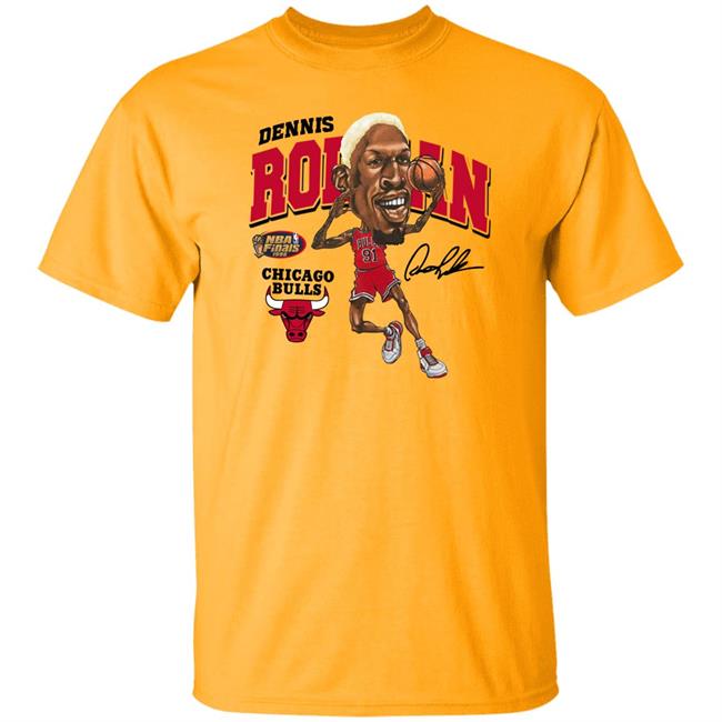 Zavier Simpson Dennis Rodman Caricature Shirt Pacsun Store Zavier Simpson Dennis Rodman Caricature Shirt Pacsun Store