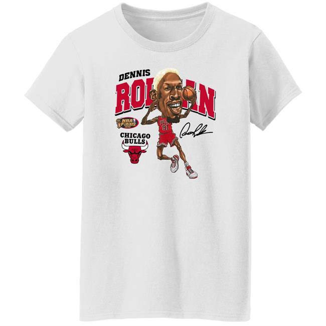Zavier Simpson Dennis Rodman Caricature Shirt Pacsun Store Zavier Simpson Dennis Rodman Caricature Shirt Pacsun Store