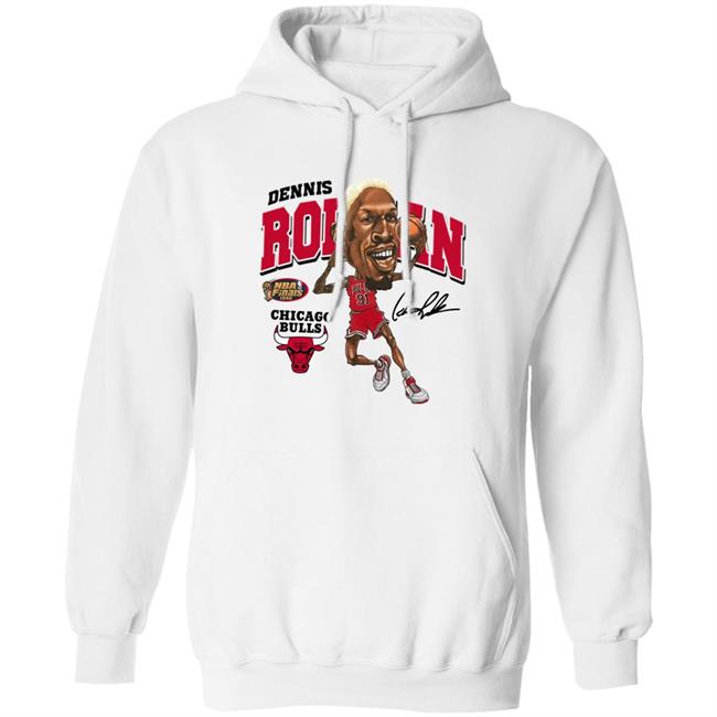 Zavier Simpson Dennis Rodman Caricature Shirt Pacsun Store Zavier Simpson Dennis Rodman Caricature Shirt Pacsun Store