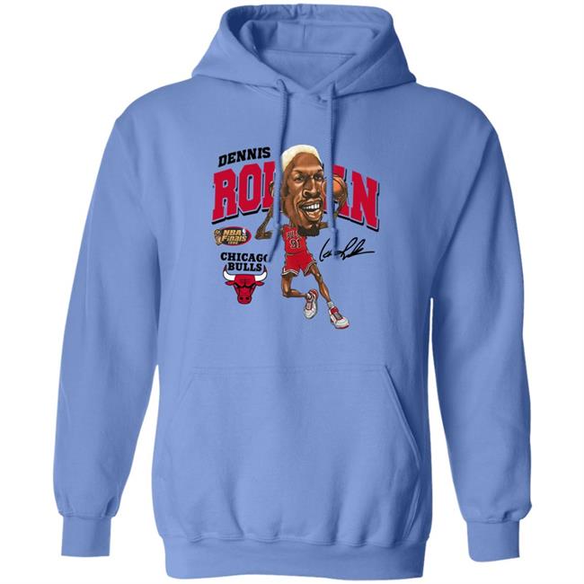 Zavier Simpson Dennis Rodman Caricature Shirt Pacsun Store Zavier Simpson Dennis Rodman Caricature Shirt Pacsun Store