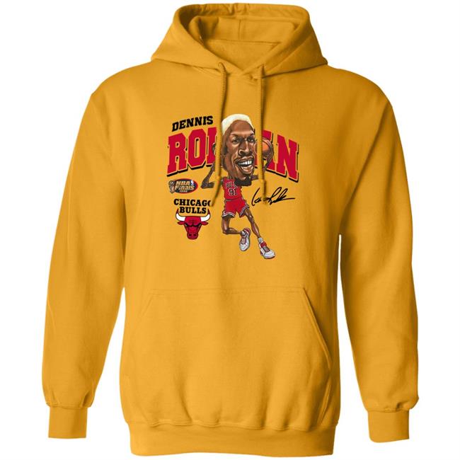 Zavier Simpson Dennis Rodman Caricature Shirt Pacsun Store Zavier Simpson Dennis Rodman Caricature Shirt Pacsun Store
