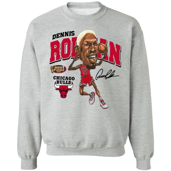 Zavier Simpson Dennis Rodman Caricature Shirt Pacsun Store Zavier Simpson Dennis Rodman Caricature Shirt Pacsun Store