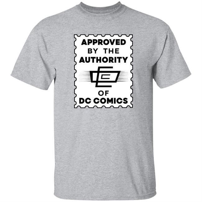 Dick Grayson's Approved By The Authority Of Dc Comics Shirt Bruno Redondo The Comics Authority Code Shirt Nightwingology Dick Grayson's Approved By The Authority Of Dc Comics Shirt Bruno Redondo The Comics Authority Code Shirt Nightwingology