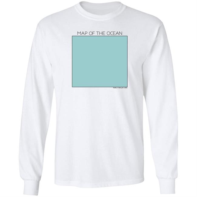 Poorly Drawn Lines Map Of The Ocean Shirt PDLComics Poorly Drawn Lines Map Of The Ocean Shirt PDLComics