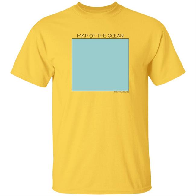 Poorly Drawn Lines Map Of The Ocean Shirt PDLComics Poorly Drawn Lines Map Of The Ocean Shirt PDLComics