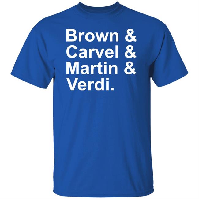 Brown Carvel Martin Verdi Shirt C Rooney Brown Carvel Martin Verdi Shirt C Rooney