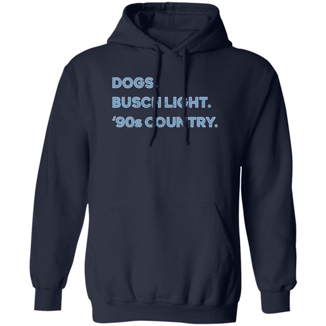 Whiskey Riff Shop Dogs Busch Light '90S Country Shirt Whiskey Riff Shop Dogs Busch Light '90S Country Shirt