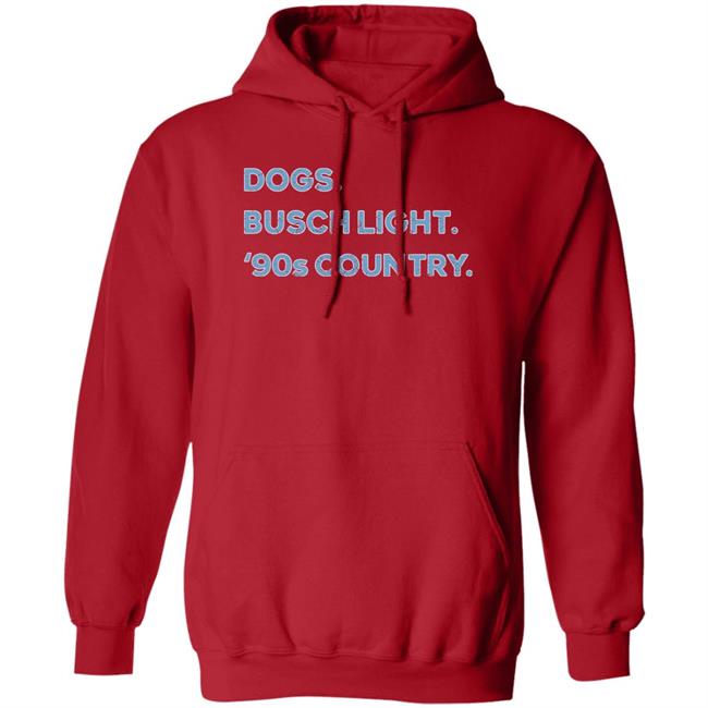 Whiskey Riff Shop Dogs Busch Light '90S Country Shirt Whiskey Riff Shop Dogs Busch Light '90S Country Shirt