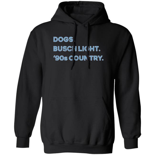 Whiskey Riff Shop Dogs Busch Light '90S Country Shirt Whiskey Riff Shop Dogs Busch Light '90S Country Shirt