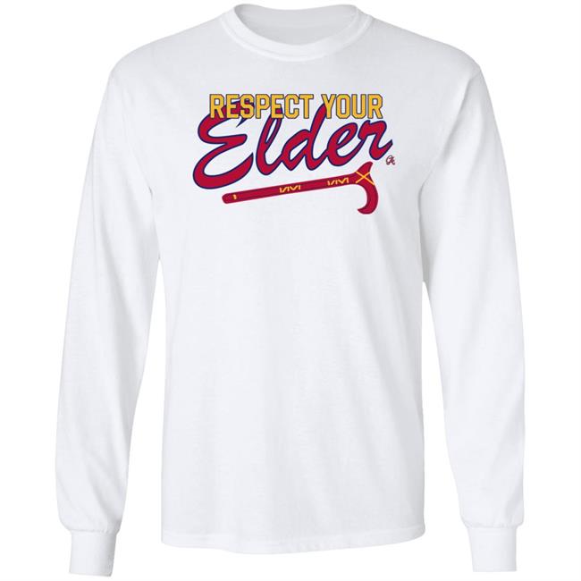 Chatting Average Merch Respect Your Elder Shirt Atlanta Braves Chatting Average Merch Respect Your Elder Shirt Atlanta Braves
