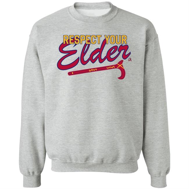 Chatting Average Merch Respect Your Elder Shirt Atlanta Braves Chatting Average Merch Respect Your Elder Shirt Atlanta Braves