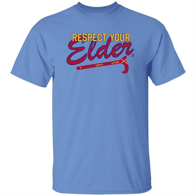 Chatting Average Merch Respect Your Elder Shirt Atlanta Braves Chatting Average Merch Respect Your Elder Shirt Atlanta Braves
