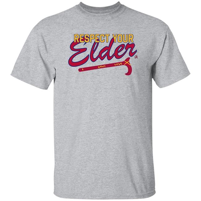Chatting Average Merch Respect Your Elder Shirt Atlanta Braves Chatting Average Merch Respect Your Elder Shirt Atlanta Braves