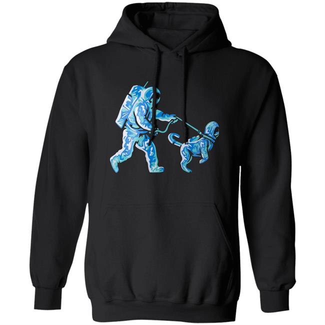 Moon Man Dog Walk Neon Hoodie Barstool Sports Merch Kfc Radio Podcast