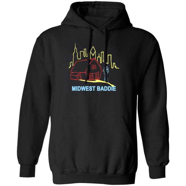 Midwest Baddie Sweatshirt Caucasian James Merch Midwest Baddie Sweatshirt Caucasian James Merch