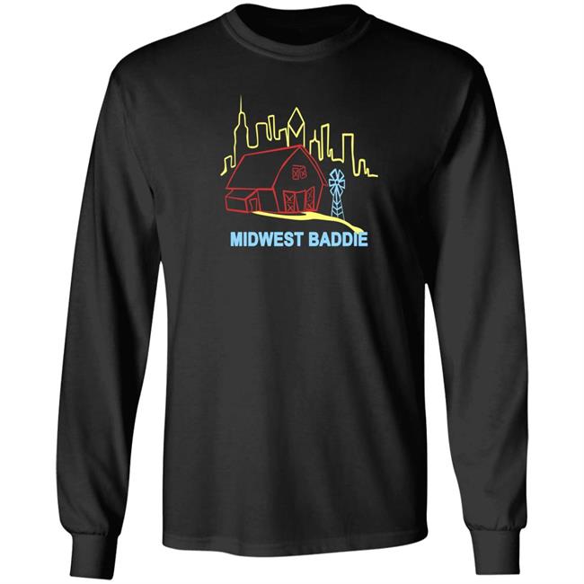 Midwest Baddie Sweatshirt Caucasian James Merch Midwest Baddie Sweatshirt Caucasian James Merch